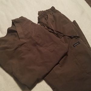 Olive Green Scrubs - Set